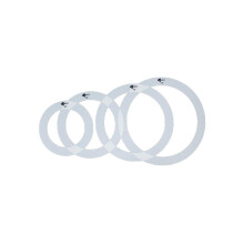 4 Pieces Dampening Drum Mute Rings Drum Parts Accs Sturdy Practical Po