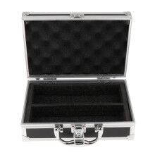Portable Aluminum Mic Suitcase with Handle Professional Mic Gear Stora