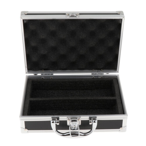 Portable Aluminum Mic Suitcase with Handle Professional Mic Gear Stora