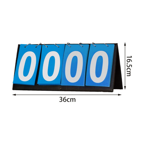 Tabletop Flip Scoreboard 4 digits Score Keeper for Games Tennis Multi 1