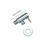 Shower Head Shut Off Valve Easy to Install Accessories Thickened Brass 2