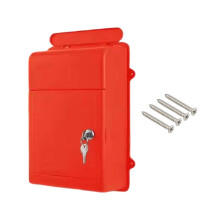 Wall Mounted Mailbox Wide Opening Collection Box for Cards Newspapers