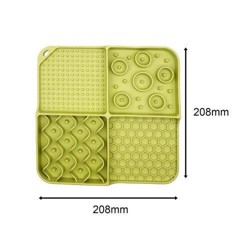 Dog Lick Pad Bite Resistant Interactive Toy Placemat Slow Feeder Licki 1