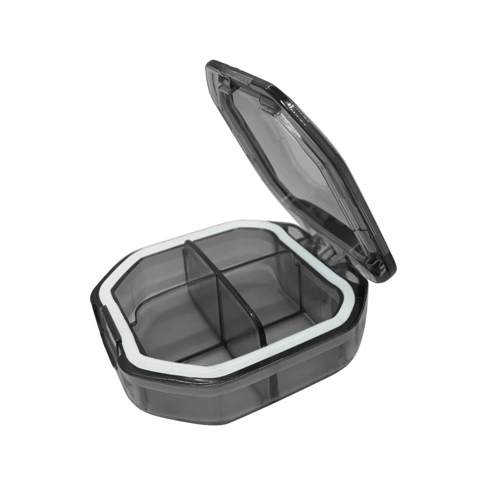 Travel Pill Organizer with Divider Small Pill Container for Bag Purse