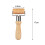 Wooden Rolling Pin T Shape Non-stick Pastry Roller for Breads Pasta Co 2
