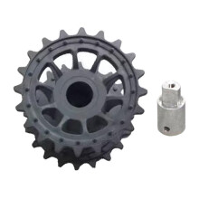 Crawler Drive Driving Wheel with Coupler for Tank Car Chassis Grey