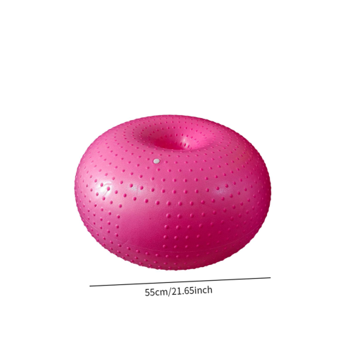 Donut Ball Thickened PVC Exercise Ball for Stretching Core Training Wo 1