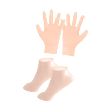 Silicone Gloves and Socks Spa for Women Lady for Beach Winter Daily Us