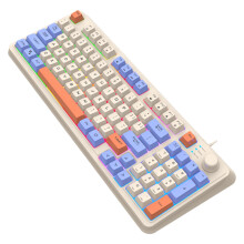 RGB Gaming Keyboard 94 Keys Compact USB Wired Keyboard for Windows PC