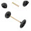 Replacement Caster for Trash Bin Spare Part Silent Wastebasket Pulley 3
