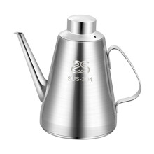 Stainless Steel Oil Dispenser Eay to Clean Oil Can for Salad Cooking C