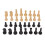 32pcs/lot 2" Plastic Chess Pieces Only Board Game Checker Pawn Accesso 1