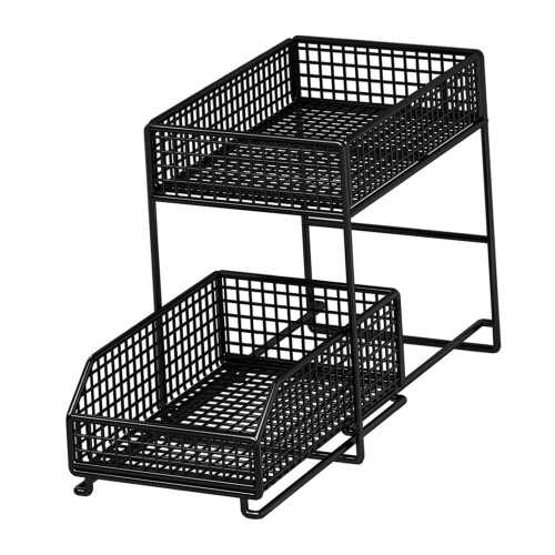 2 Tier Under Sink Organizers Storage Bathroom Kitchen Organizer for Ba
