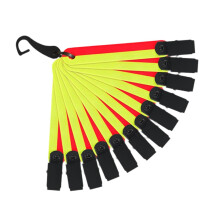 12 Pieces Reflective Trail Markers PVC for Camping Night Running Outdo