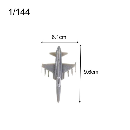 1:144 Scale 4D Puzzles Fighter Simulation Model Toy for Boys Children 1