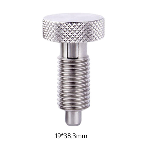 Hand Retractable Spring Plunger with Knurled Handle for Industrial Equ 1