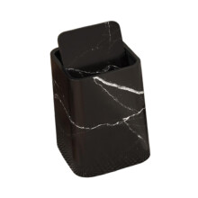 Marble Wastebasket Rubbish Bin Garbage Basket for Bedroom Kitchen Offi