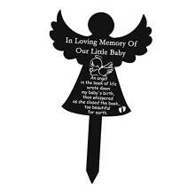 Memorial Stake Garden Stake Forever in Our Hearts for Yard Graveyard O