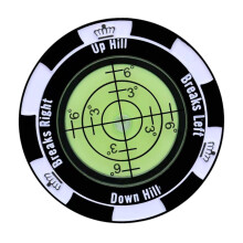 Golf Ball Marker Round Bubble Level High Precisions Golf Putting Green