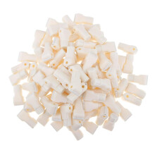 100x Anti-Lost Hanging Display Hook Stop Lock for Store Anti-Theft Whi