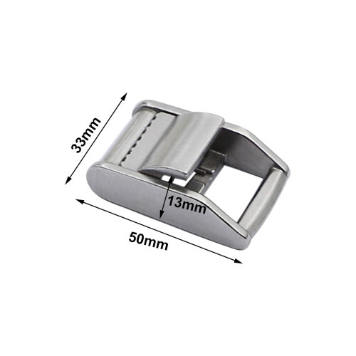 2x Lock Slider Buckles Adjustable Marine Hardware Heavy Strap Release 1