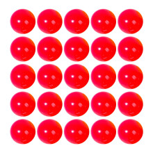 25 Pieces Bingo Ball Durable Fittings Lottery Balls for Company Partie
