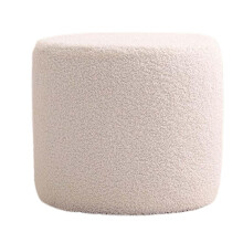 Foot Rest Stool Padded Seat Ottoman Stool for Bedside Apartment Living