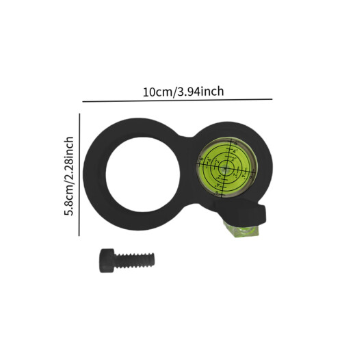 Drill Level Small Circular Bubble Level for Furniture Woodworking Work 1