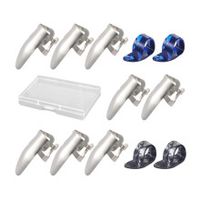 Metal Finger Picks Musical Instrument Accessories Steel Finger Picks S