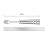 Butterfly Fork 9.06'' Portable Outdoor Tableware for Backpacking BBQ H 2