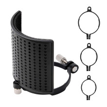 Microphone Isolation Shield Absorber Filter Vocal Isolation Aluminum P