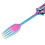 Butterfly Fork 9.06'' Portable Outdoor Tableware for Backpacking BBQ H 3