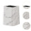 Marble Waste Bin Reusable Paper Basket Trash Bin for Kitchen Bathroom 3