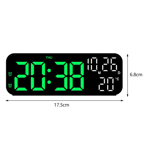 Digital Alarm Clock Dst Modern Table Clock for Office NightStand Livin 1