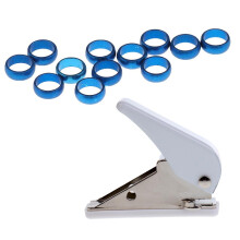 Target Dart Flight Punch Hole Puncher + 12 Pieces O Rings Darts Grip R