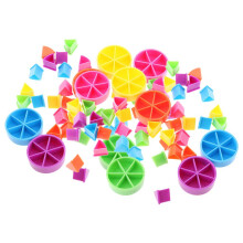 Pack of 84 Pieces Trivial Pursuit Game Pieces Pie Wedges for Math Frac
