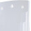 Acrylic Brochure Holder Clear Flyer Holder Rack for Documents Menu Pam 3