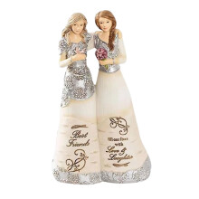 Sister Figurine Sister Gifts Art Crafts for Entrance Cabinet Table Boo