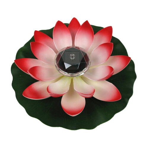 Floating Lotus Lights Waterproof Pool Artificial Lotus Pool Lights Red
