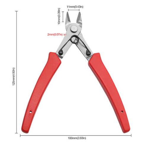 Diagonal Cutters Soft Copper Wire Snips Wire Cutters for Electronics C 1