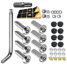 License Plate Screws Set License Plate Mounting Hardware License Plate