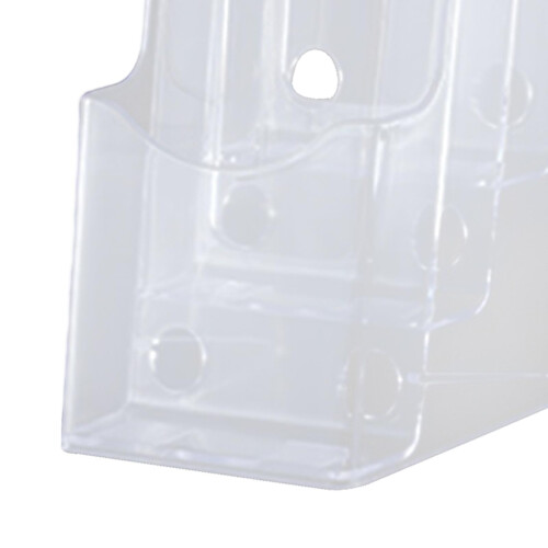 Acrylic Brochure Holder Clear Flyer Holder Rack for Documents Menu Pam 2