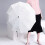 UV Resistant Folding Umbrella 8-Rib Windproof Waterproof White 12