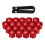 20pcs Universal 17mm Wheel Nut Covers Lug Nut Caps Screw Protector Red 1
