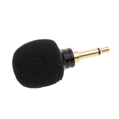 Mini Plug-in Vocal Instrument Condenser Microphone Mono 3.5mm Plug