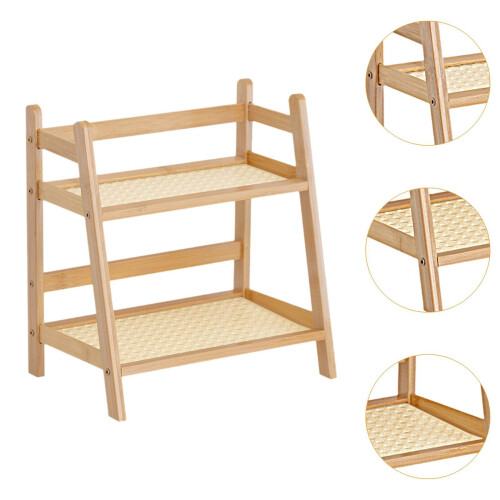 Countertop Organizer 2 Tier Cup Storage Rack for Apartment Dining Room 2
