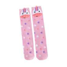 1 Pair Kids Girls Knee High Socks Novelty 3-15 Years Tall Birthday Gif