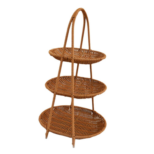 Fruit Basket Fruit Rack Decor Bread Food Storage for Kitchen Holiday D