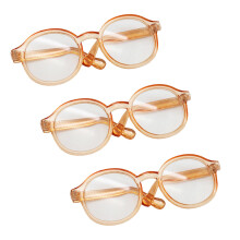 3 Pieces Small Doll Glasses Cute Birthday Gift Crafts Sunglasses for C