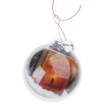 Clear Carol Mini Book Christmas Tree Toppers Durable-Yellow
